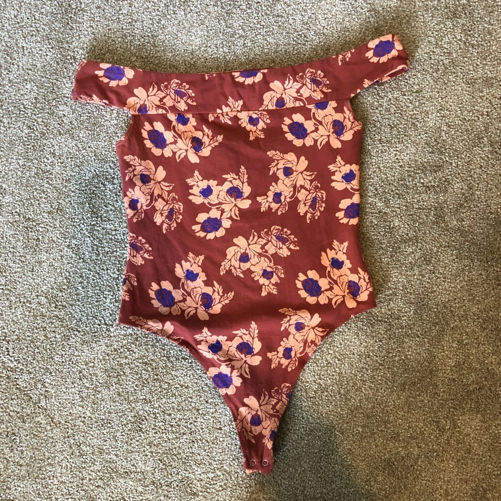 Free People Off the Shoulder Body Suit